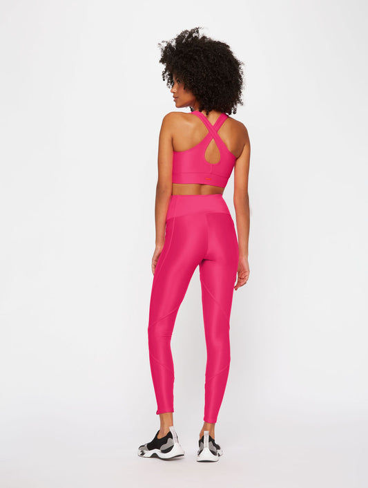 Designer High-Waisted Leggings | Pink